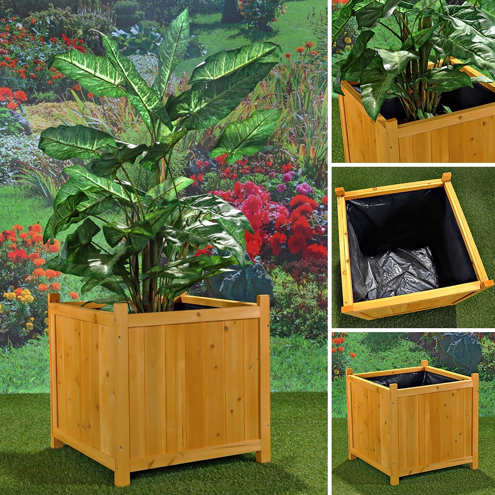 blumenstnder holz hoch Holz Pflanzenstnder kaufen
