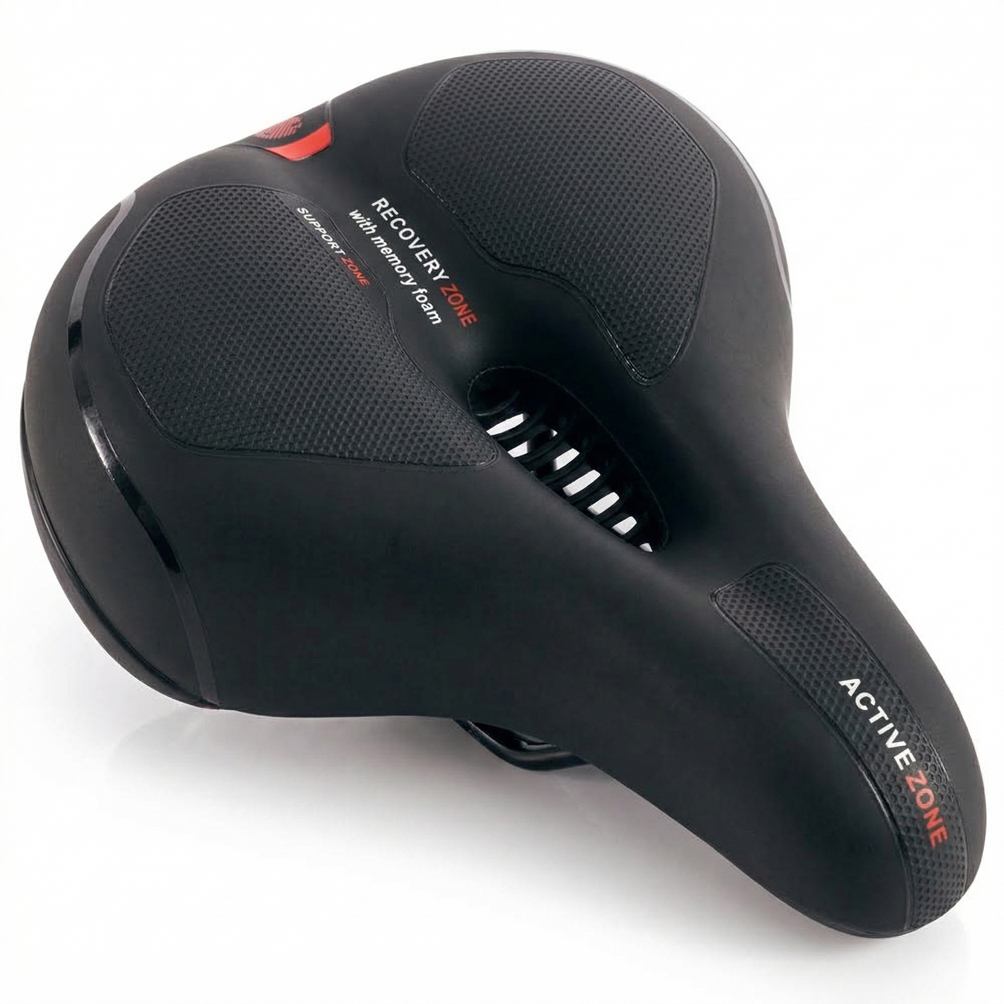 Fahrradsattel Ergonomischer Sitz Rot Gel Memory-Schaum Rckstrahler  Federung | Mucola Online Shopping