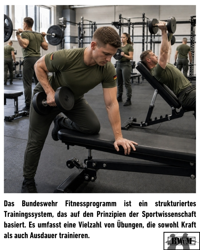 Das Bundeswehr Fitnessprogramm ist ein strukturiertes Trainingssystem, das auf den Prinzipien der Sportwissenschaft basiert. Es umfasst eine Vielzahl von Übungen, die sowohl Kraft als auch Ausdauer trainieren.