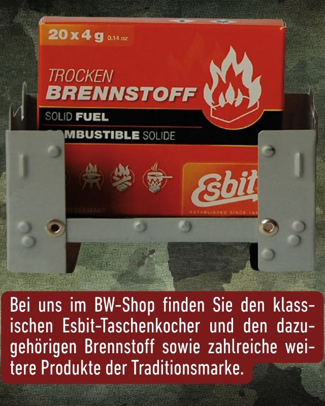 Esbitkocher und -tabletten