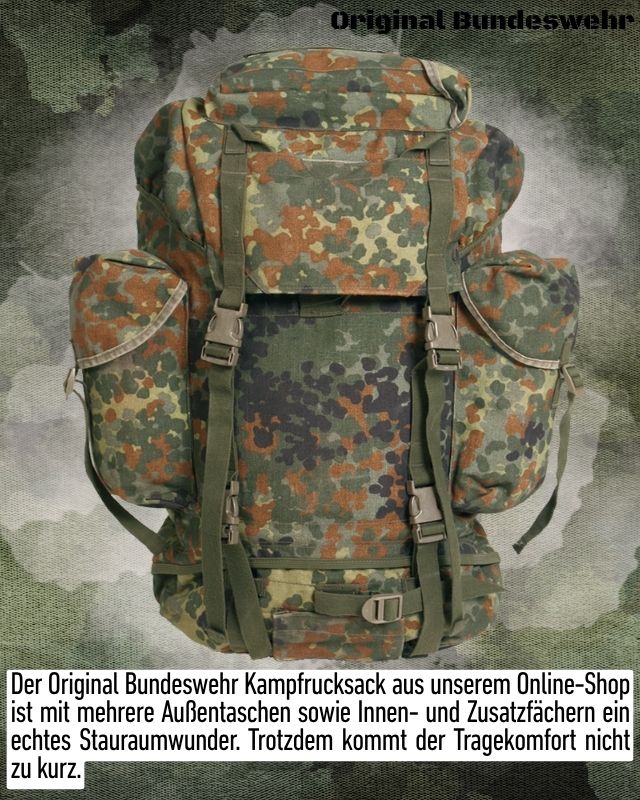 Der Original Bundeswehr Kampfrucksack