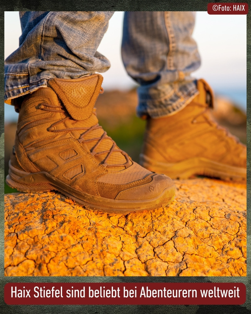 Haix Stiefel und Schuhe sind beliebt bei Abenteurern in aller Welt