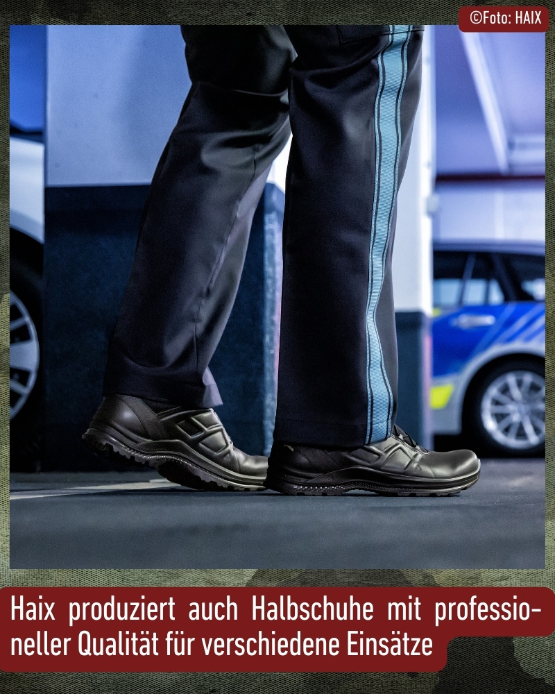 Haix Halbschuh im Polizeieinsatz