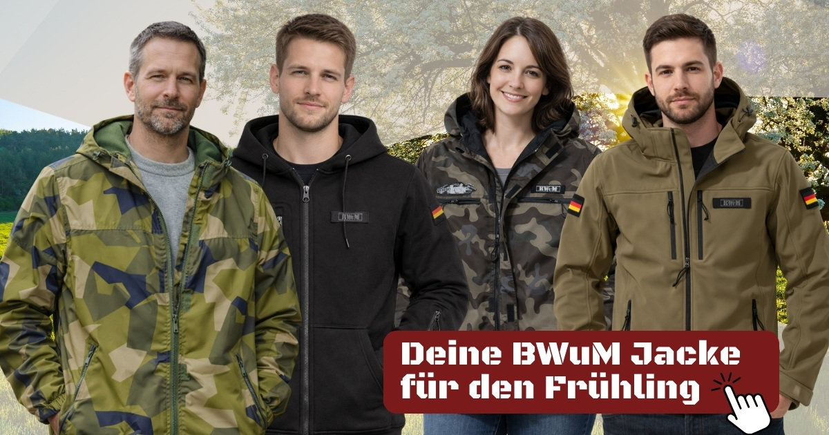 Frühlingsjacken von Bundeswehr und mehr