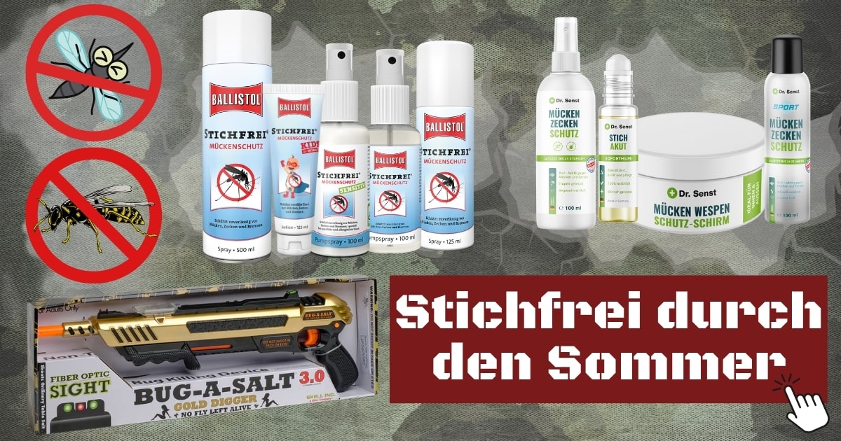 Stichfrei durch den Sommer mit Produkten aus dem BW-Shop