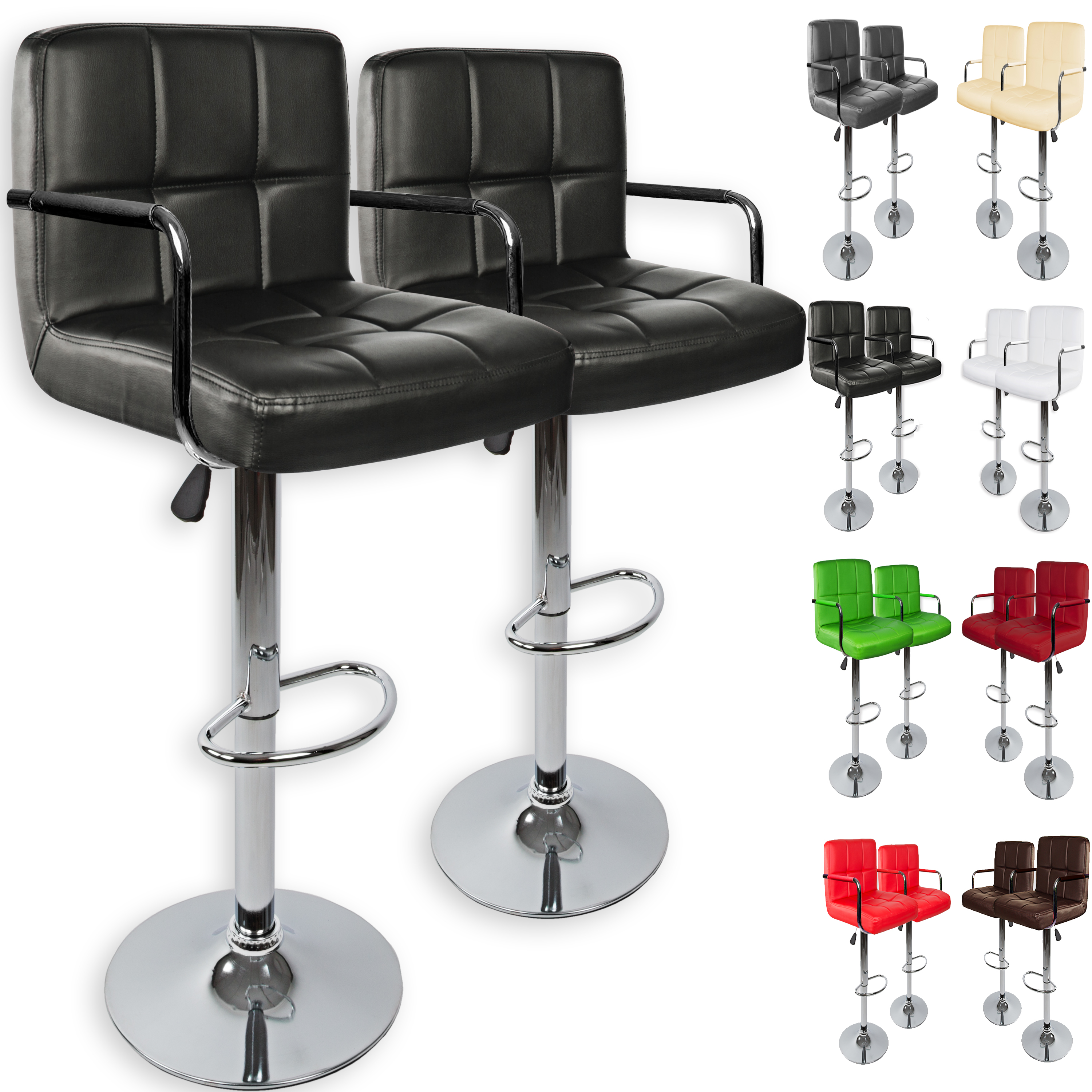 Kesser® 2er Set Barhocker Barstuhl Tresenhocker Küchenhocker ... Kesser® 2er Set Barhocker Barstuhl Tresenhocker Küchenhocker ...