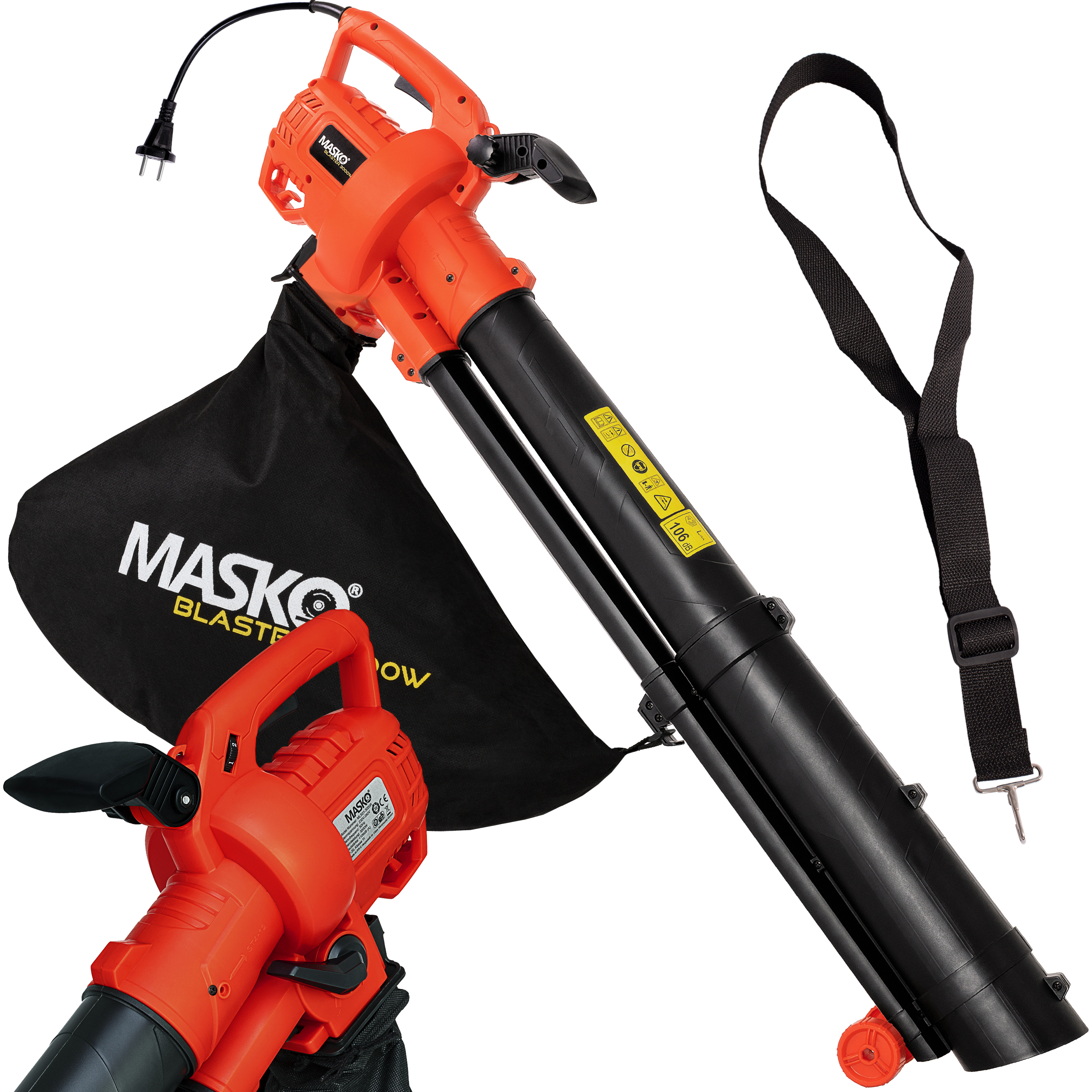 Akku-Laubbläser 200 Km/h Mit 2x 3.0Ah Akkus - Für Makita 18V System