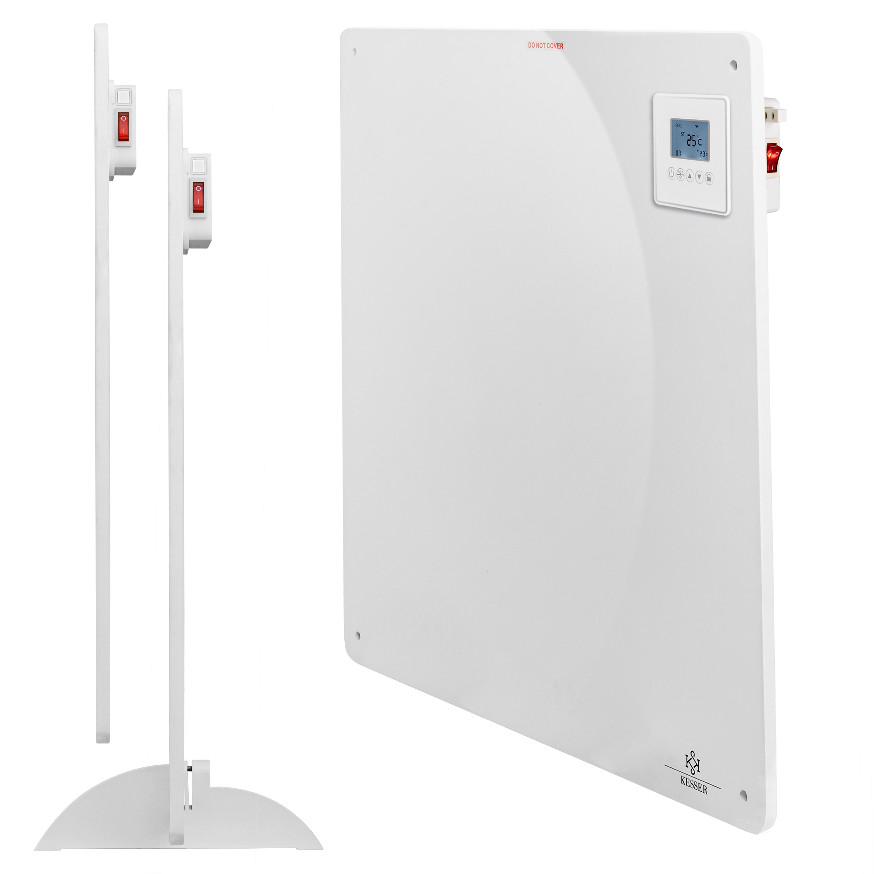 kesser infrarotheizung app wifi 425 550w wandheizung infrarot heizkörper heizung