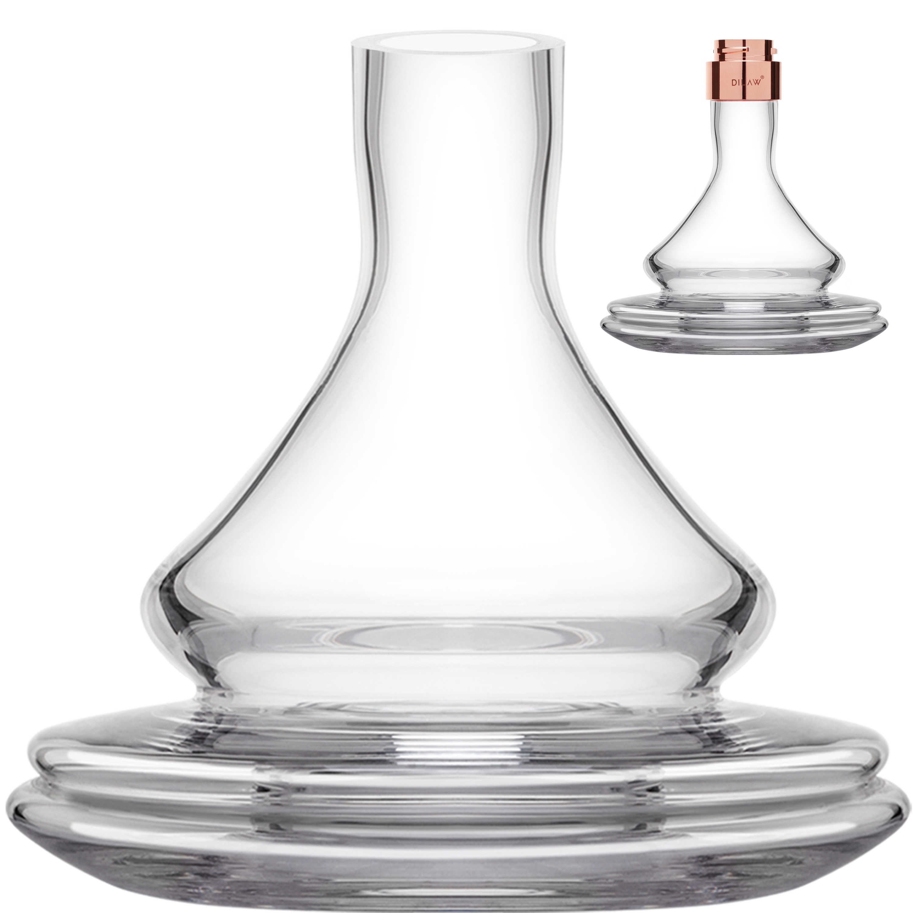 DILAW® TRIPHAN Shisha Glas Bowl Ersatzglas Bowl ohne Gewinde DILAW