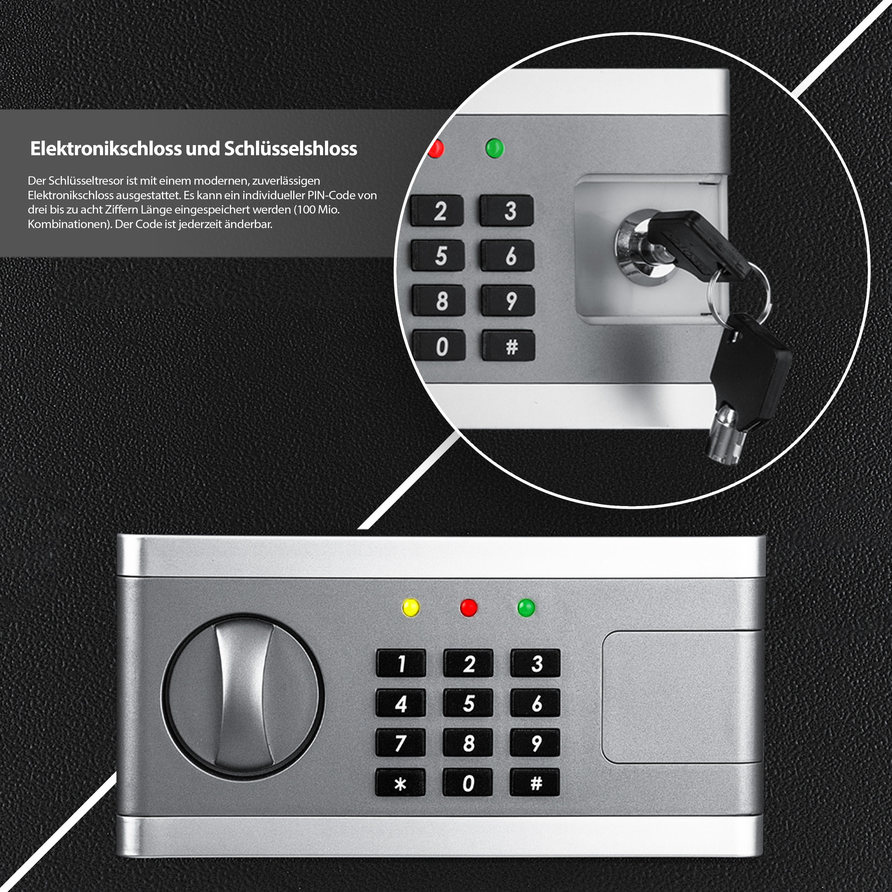 Kesser Elektr Tresor Inkl Batteriebox Elektronischer Safe 3x Doppelbolzenverriegelung Boden Wandtresor Mobeltresor Innenbeleuchtung Panzerschran Zahlenschloss Eshopping Einfach Besser Einkaufen