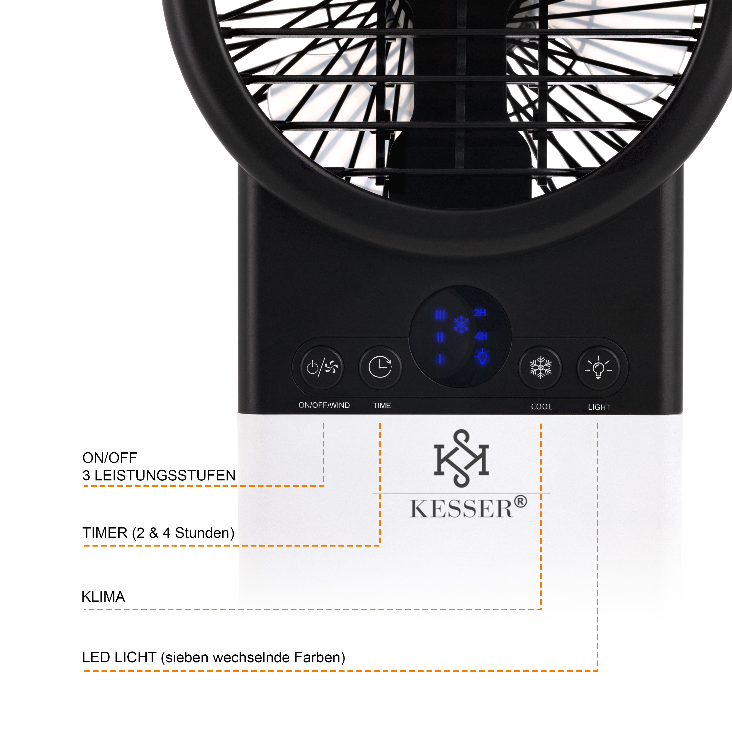 Airbreaze Pro Daskoo Tischventilator 3 In 1 Aircooler Mobile Klimaanlage Klima Ventilator Mini Luftkühler Ventilator Mobil