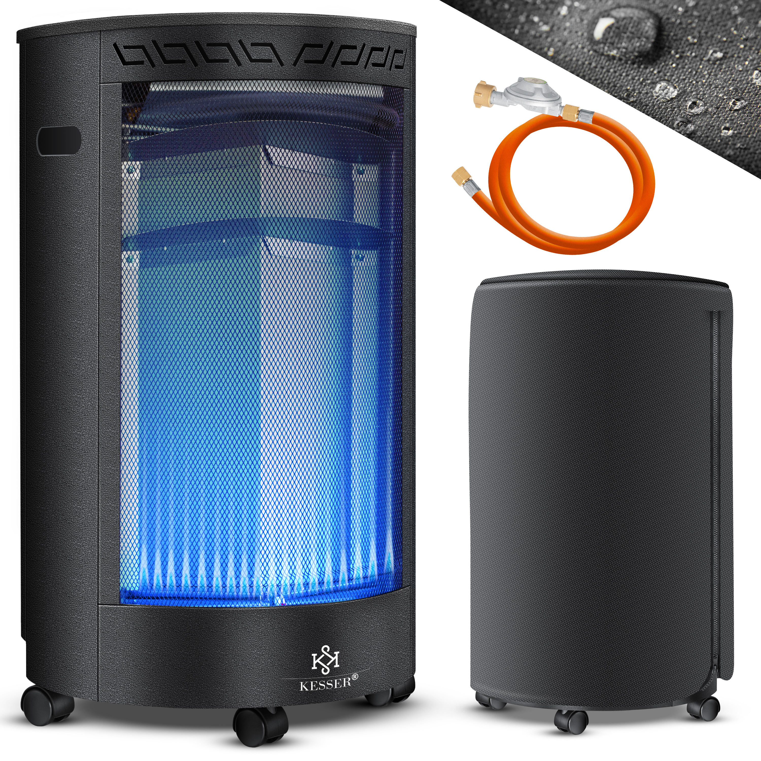 BRAST Keramik Gasheizer 4200W - Mobiler Gasofen Mit 3 Heizstufen & Sicherheitssystem