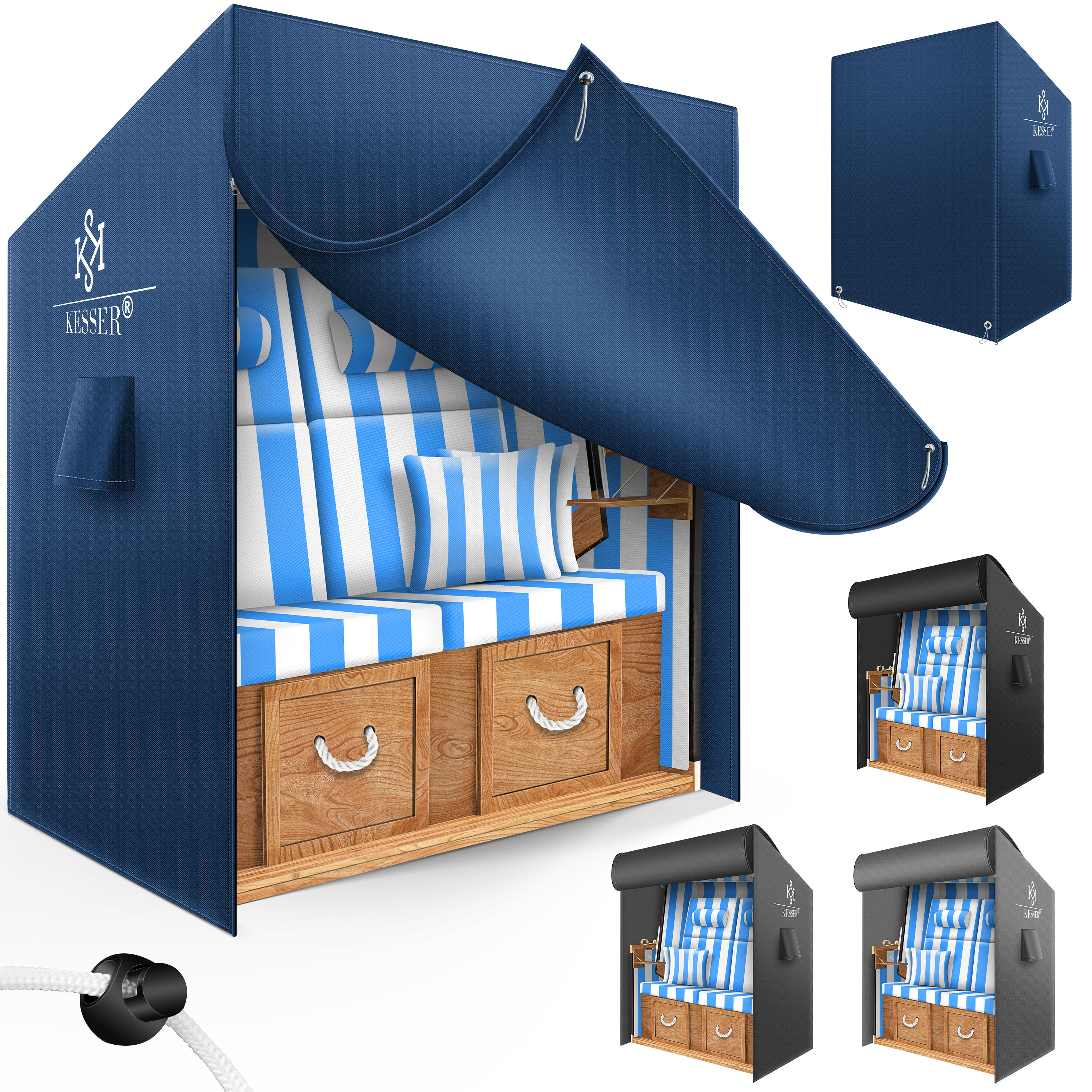 KESSER® Premium beschermhoes met ventilatieopeningen, waterdicht