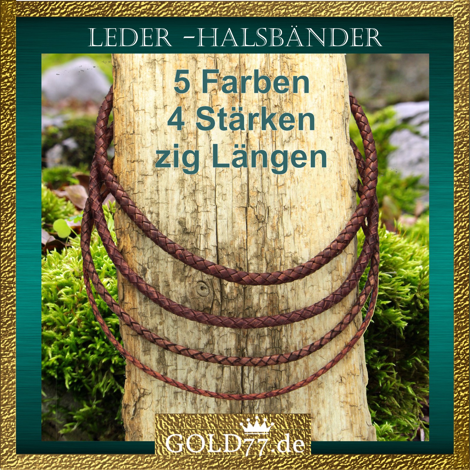 Lederketten ohne Anhänger