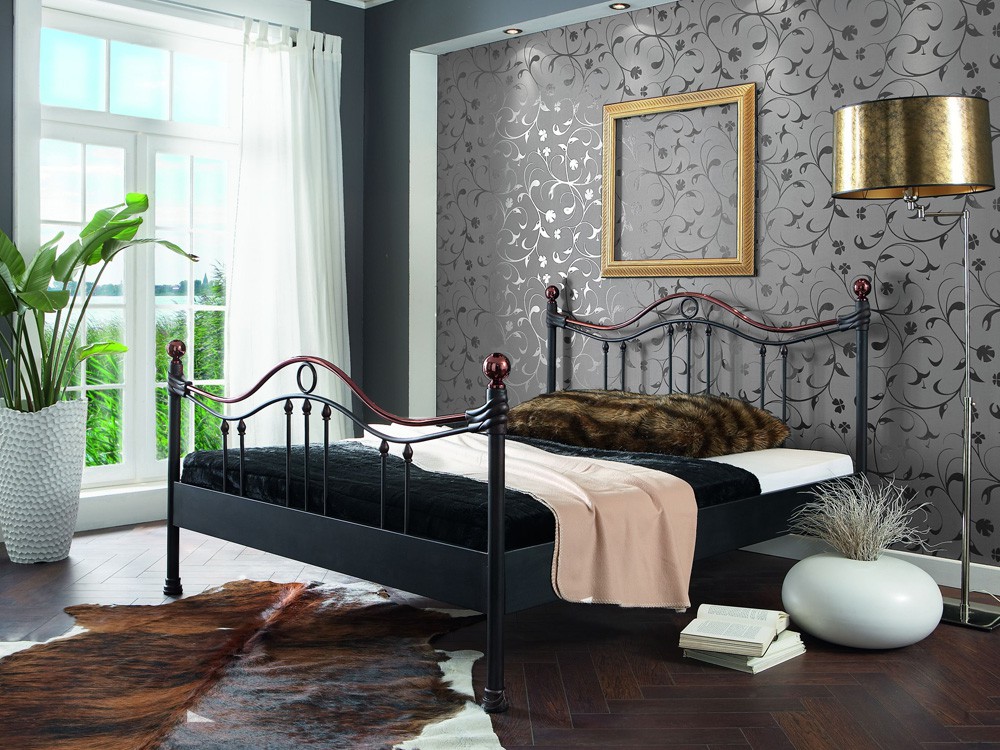 Metallbett Cesar versch. Varianten Bettgestell Jugendbett Doppelbett