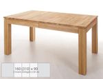 Esstisch Allround XL 160(310)x90cm Mittelauszug Massivholztisch
