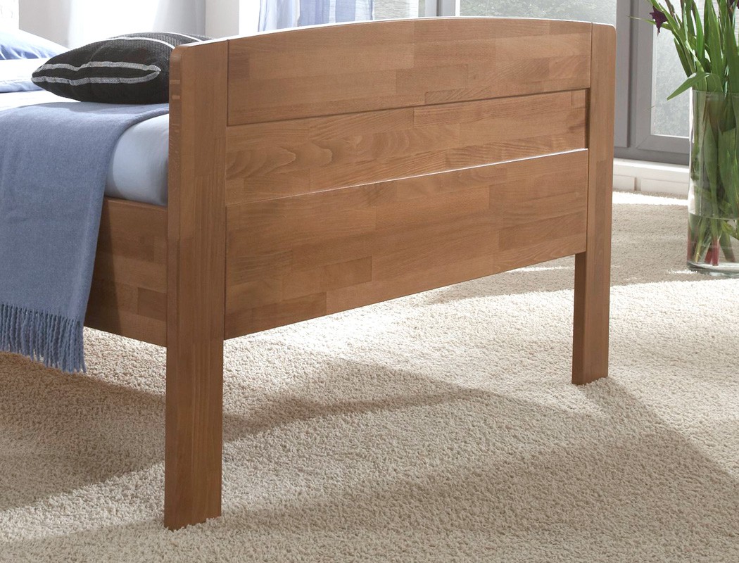 Seniorenbett Sion Comfort + Nachttisch Eiche Varianten Holzbett Nako