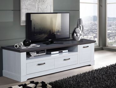 TV-Board Gaston 26 weiss grau 185x54cm Schneeeiche Lowboard TV ... TV-Board Gaston 26 weiss grau 185x54cm Schneeeiche Lowboard TV ...