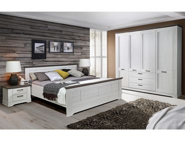 Schlafzimmer Gaston 69 weiß grau 4-teilig Seniorenzimmer Schneeeiche ... Schlafzimmer Gaston 69 weiß grau 4-teilig Seniorenzimmer Schneeeiche ...