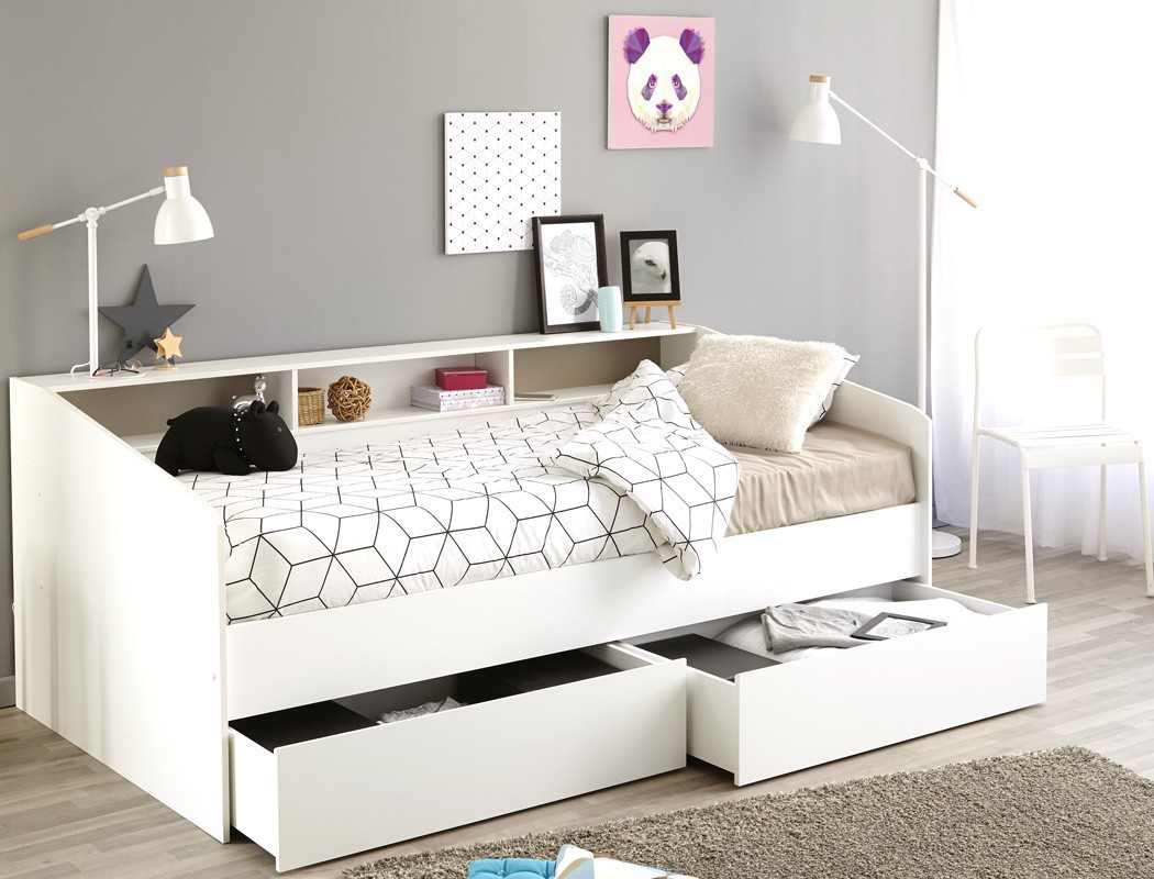 Jugendzimmer Selby 12 weiß Bett 2x Bettkasten Schreibtisch Schrank ... Jugendzimmer Selby 12 weiß Bett 2x Bettkasten Schreibtisch Schrank ...