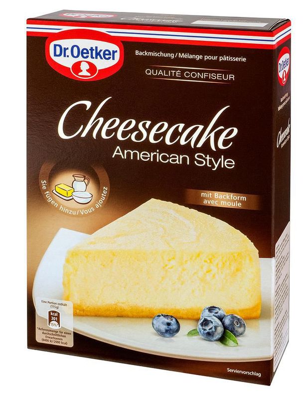 Dr.Oetker Backmischung Cheesecake American Style ᐅ Marken