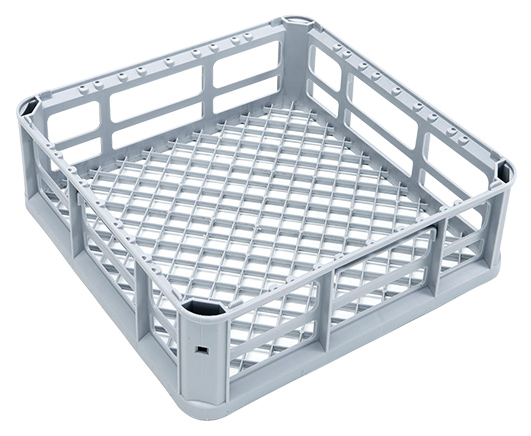Professional SBGW400 Gläserkorb 400x400x150 mm, Kunststoff grau
