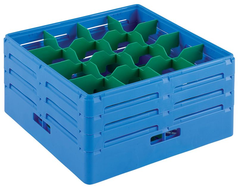 Electrolux Professional WTAC76 Korb (Kunststoff, blau) für Gläser mit Facheinteilungen Fassungsvermögen: 16 Gläser, H=220 mm, D=100 mm Electrolux Professional WTAC76 Korb (Kunststoff, blau) für Gläser mit Facheinteilungen Fassungsvermögen: 16 Gläser, H=220 mm, D=100 mm