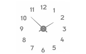 NeXtime Wanduhr Small Hands Ø 80 cm Schwarz ᐅ Marken