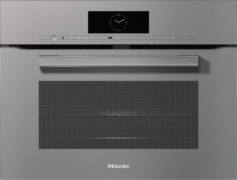 Miele Kompakt-Backofen mit Mikrowelle im perfekt kombinierbaren Design mit Automatikprogrammen und Speisenthermometer. H 7840 BM