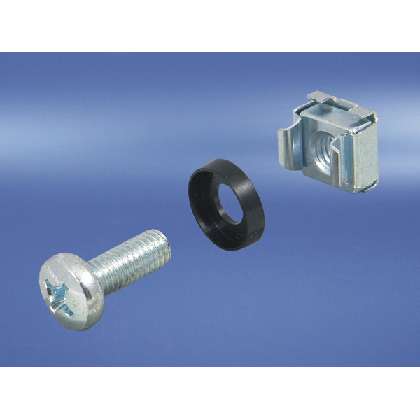 SCHROFF 19"-Befestigungssatz (Schraube, Scheibe, Mutter) - MONTAGESET 19"KOMPONE