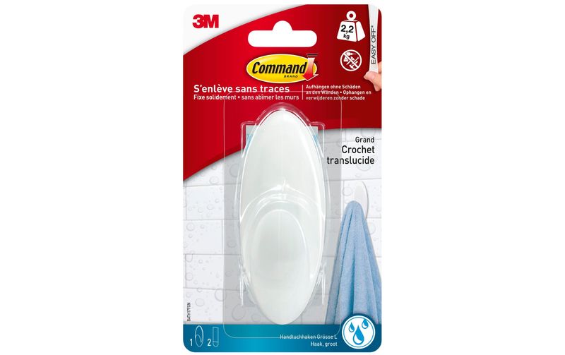 Command Klebehaken 2.2 kg, Weiss