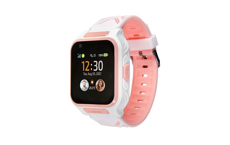 MyKi Smartwatch GPS Kinder Uhr MyKi 4 Weiss/Pink mit SIM-Karte, ᐅ  Marken-Haushaltsgeräte zu Netto-Preisen