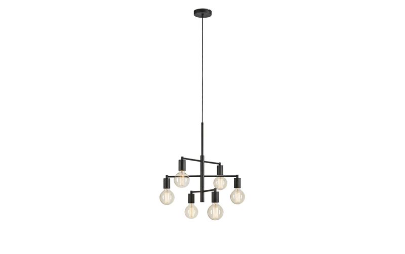 Markslöjd Pendelleuchte Cielo 6L, 6 x E27, Sandy Black