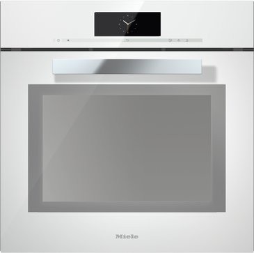 Dampfgarer mit Backofen DGC 6865, 60 cm, Brillantweiss, M Touch, XXL-Garraum, MultiSteam, Speisenthermometer, PerfectClean, FlexiClip,