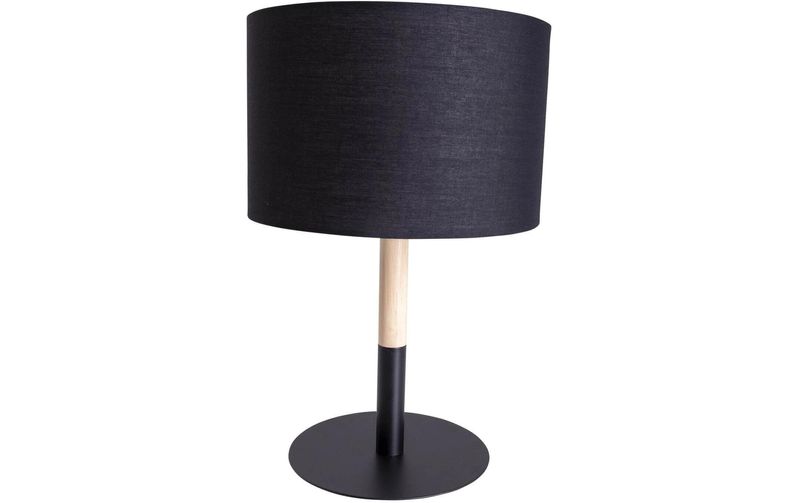 Näve Tischleuchte «Tessile» h: 37 cm Schwarz