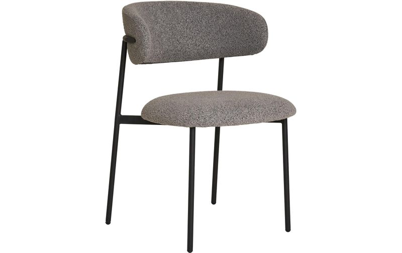 House Nordic Stuhl Mira 2 Stück, 80 x 55 cm, Grau