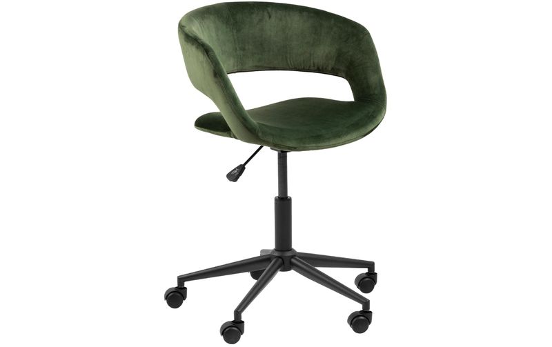AC Design Bürostuhl Grace, mit Polsterrücken, Waldgrün