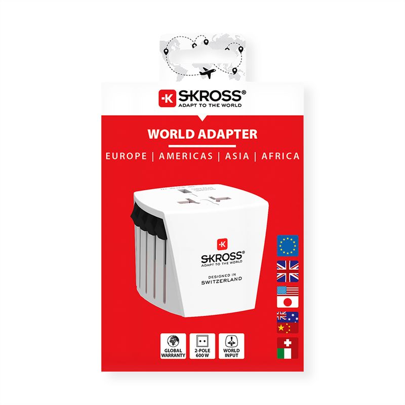 Skross MUV Micro Universal Reiseadapter, Weltweit
