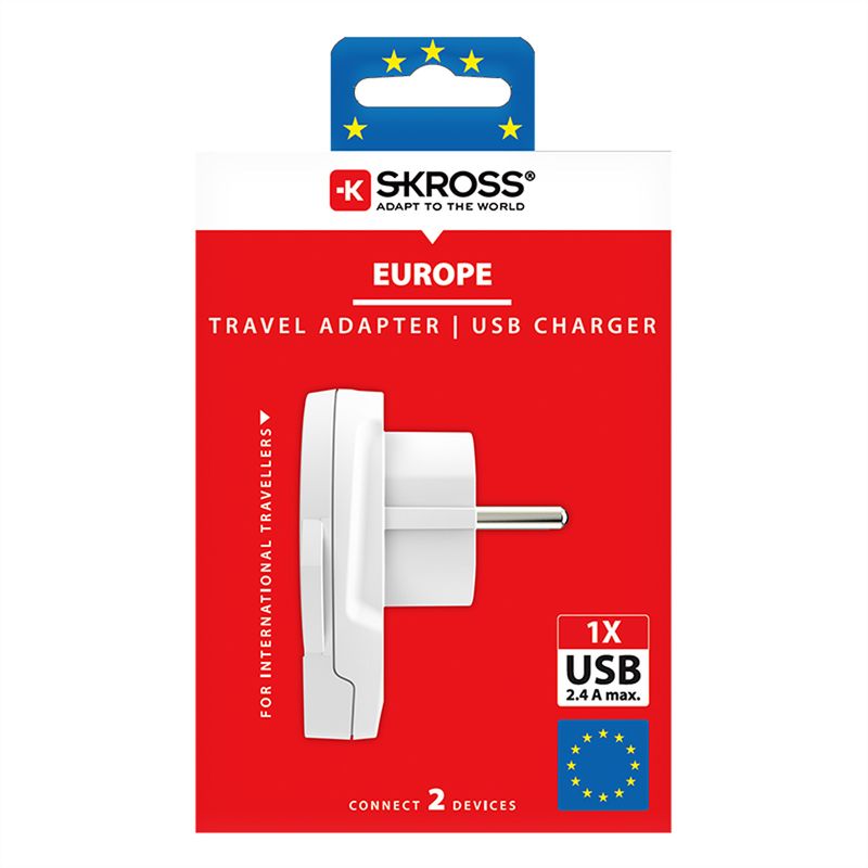 Skross World to Europe USB