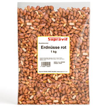 Supravit Erdnüsse rot mit Haut