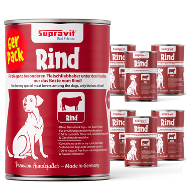 Supravit Hundenassfutter 6 x 820g