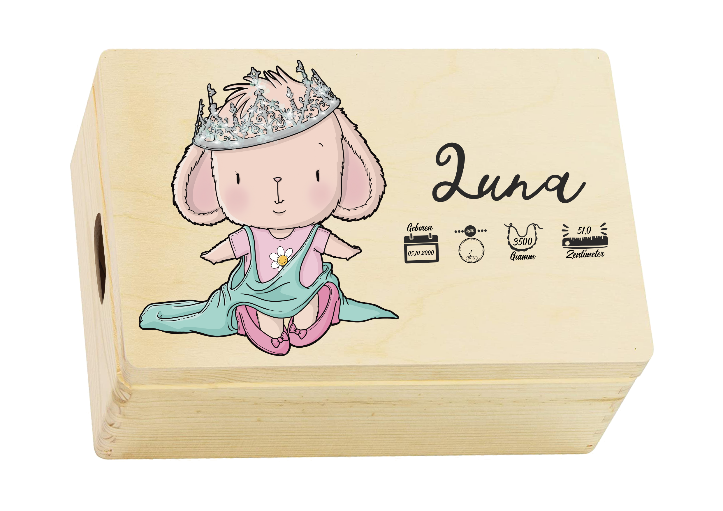 30x20x14 Personalisierbar Kleiner Bruder Erinnerungsbox Farbklecks Collection