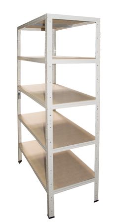 Basic Schwerlastregal 200x110x50cm in weiß 5 Böden Basic Schwerlastregal 200x110x50cm in weiß 5 Böden