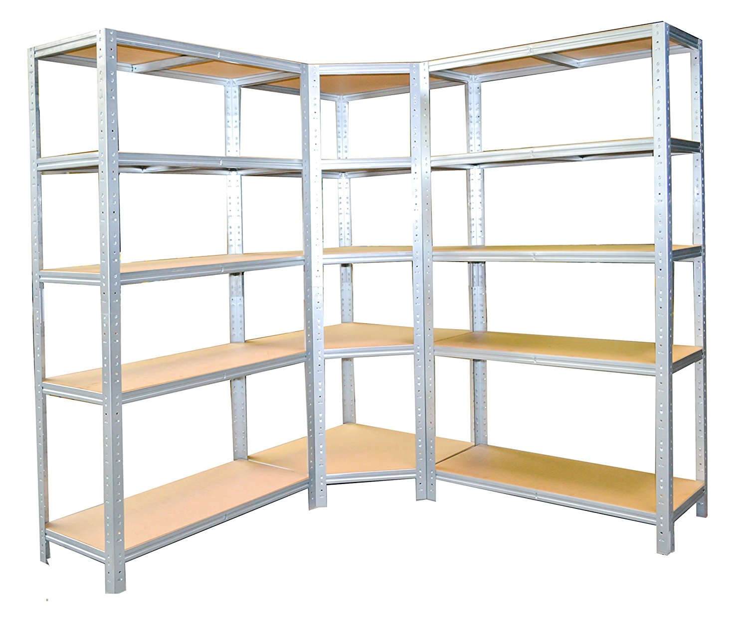 Shelf Creations Basic Eckregal 180x70x45cm verzinkt Keller Lager Garage