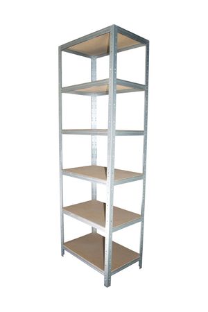 Basic Schwerlastregal 200x100x30cm in verzinkt 6 Böden Basic Schwerlastregal 200x100x30cm in verzinkt 6 Böden