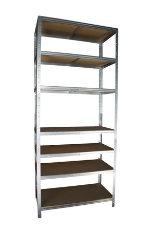 Basic Schwerlastregal 200x100x50cm in verzinkt 7 Böden Basic Schwerlastregal 200x100x50cm in verzinkt 7 Böden