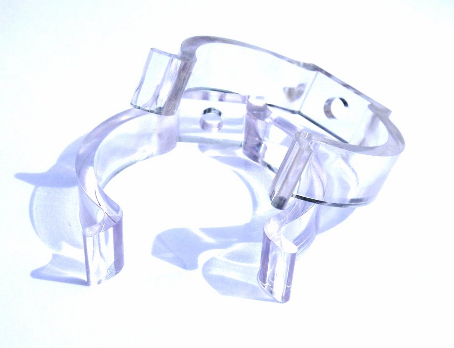 LED Leuchstab 63cm Violett - Party Deko Mit Blendschutz