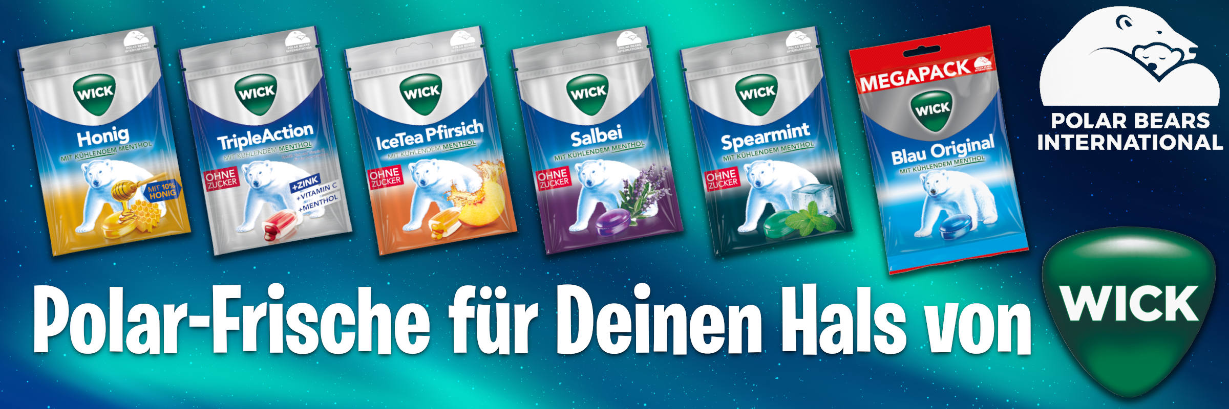 Wick Hustenbonbons entdecken Zu den Wick Hustenbonbons