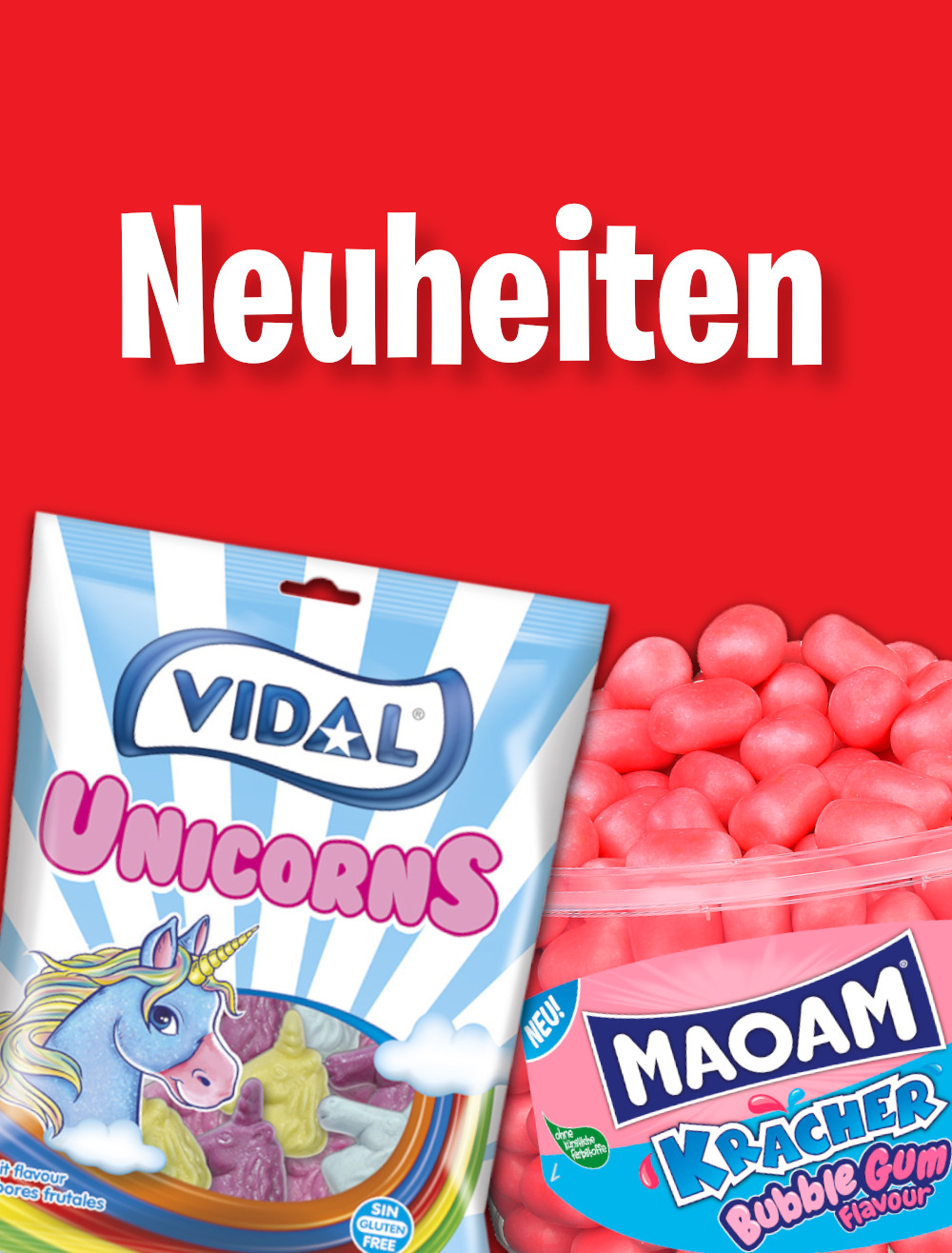 Zu den Neuheiten im Sortiment Produkt Neuheiten Banner