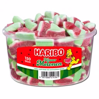 Haribo Wassermelonen, Fruchtgummi, Schaumzucker 150 Stück Haribo Wassermelonen, Fruchtgummi, Schaumzucker 150 Stück Bild 1